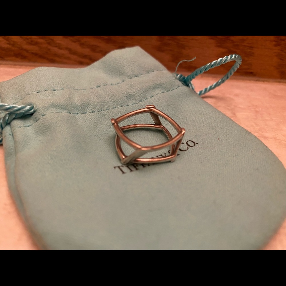 Tiffany & Co Frank Gehry Open Torque Square Ring
